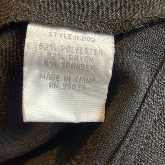 Hanna & Gracie Women’s Asymmetrical Zipper Front Jacket Size XL Zipper Pockets - Picture 4 of 5